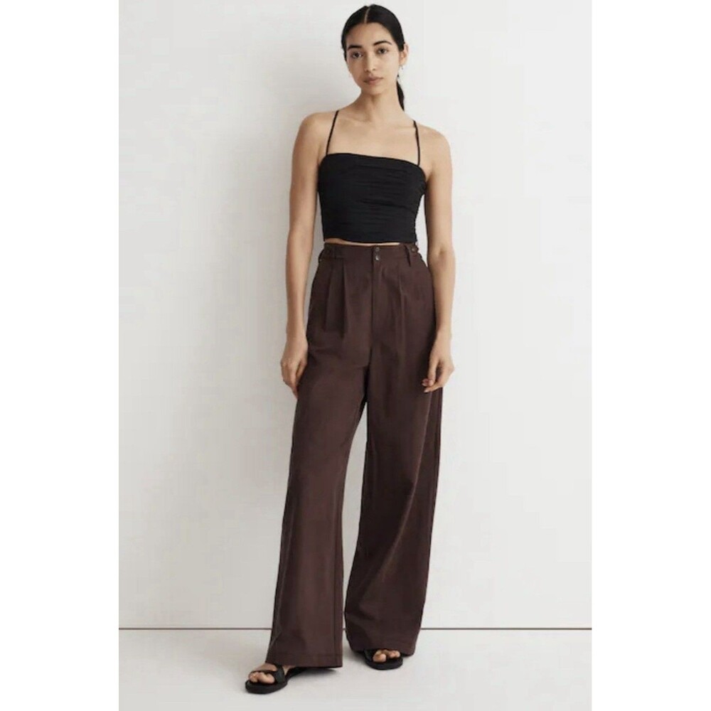 Madewell Brown Straight Leg Pants